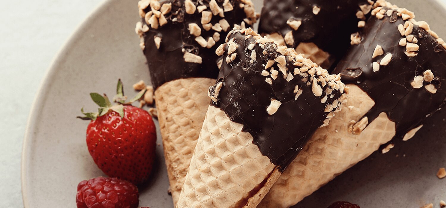 L'atelier gourmand Cornets de glace chocolatés