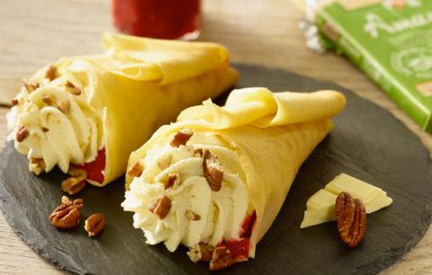 Pliages de crêpes originaux