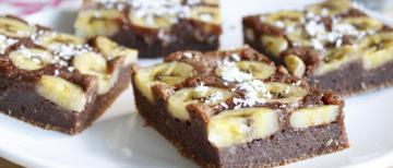 Brownies banane coco