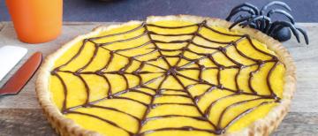 Tarte orange potimarron d'halloween