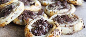 Roll's feuilletés marron chocolat