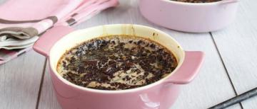  Clafoutis poires marron aux pépites de chocolat