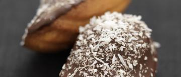  Madeleines au chocolat et noix de coco