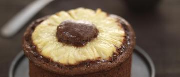 Moelleux à l'ananas et chocolat