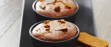 Soufflés choco pomme spéculoos
