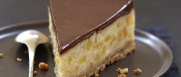 Cheesecake léger chocolat blanc pommes citron