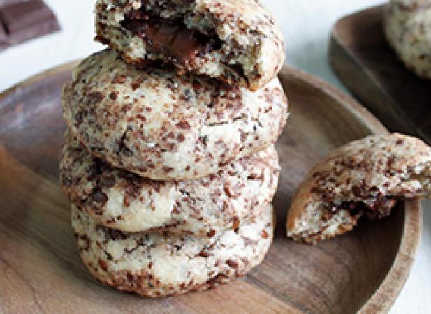 Cookie aux éclats de chocolat bio et graines
