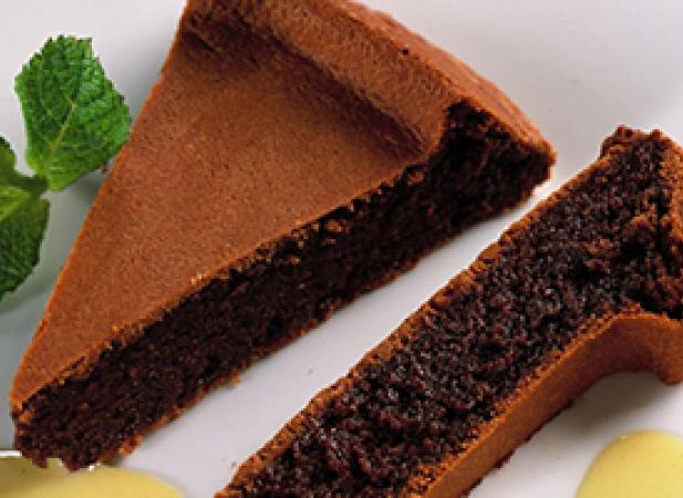 Gâteau fondant au chocolat corsé